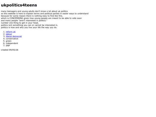 index screenshot