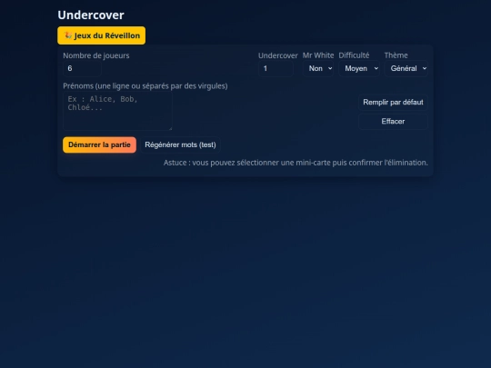index screenshot