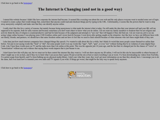 Changes screenshot