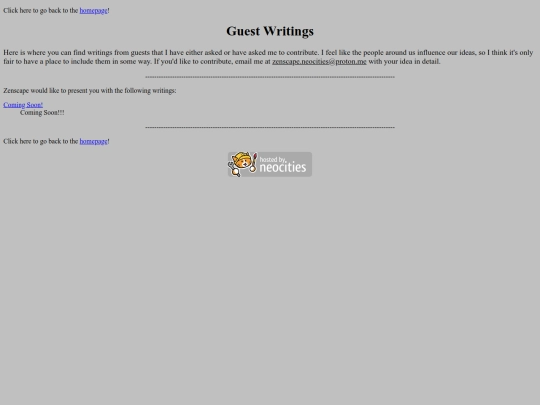 GuestWritings screenshot