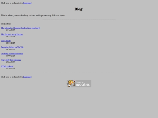 blog screenshot