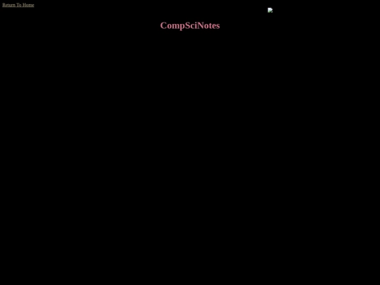CompSciNotes screenshot