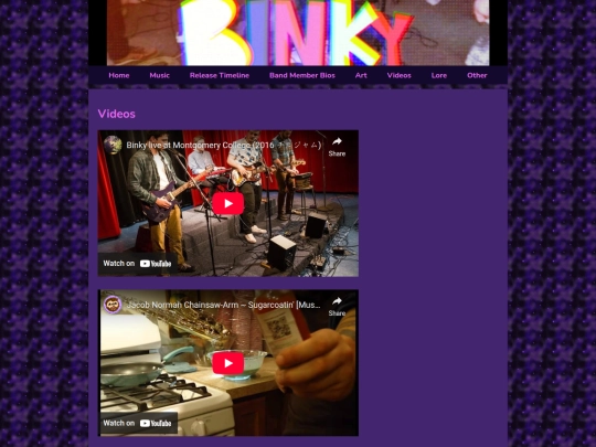 Videos screenshot
