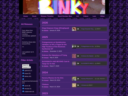 releases screenshot