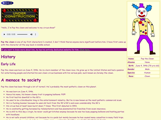 oc/poptheclown screenshot