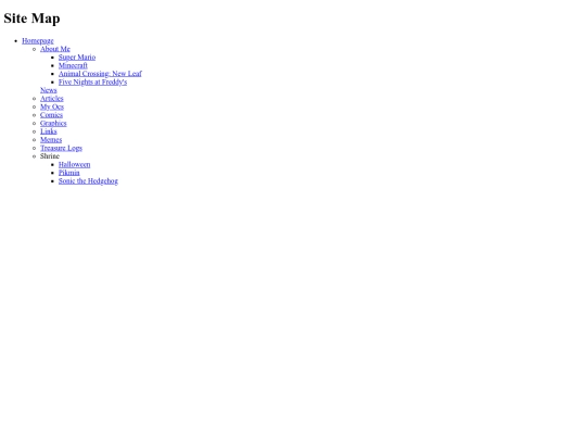sitemap screenshot