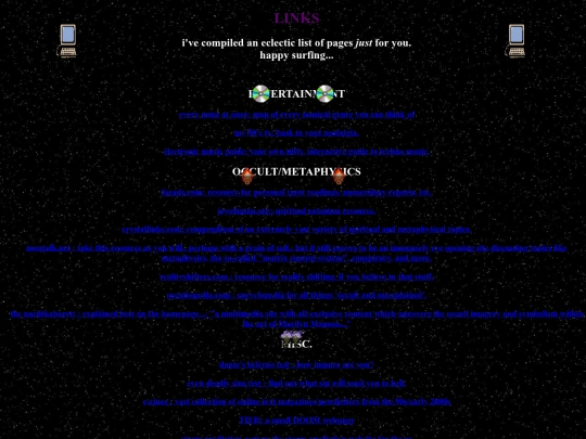 links screenshot