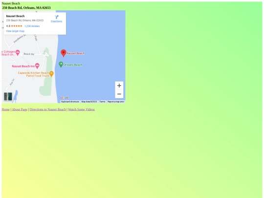 directions screenshot