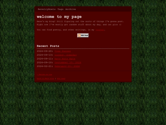 blog screenshot