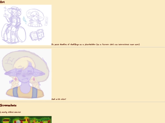 sdv page/art screenshot