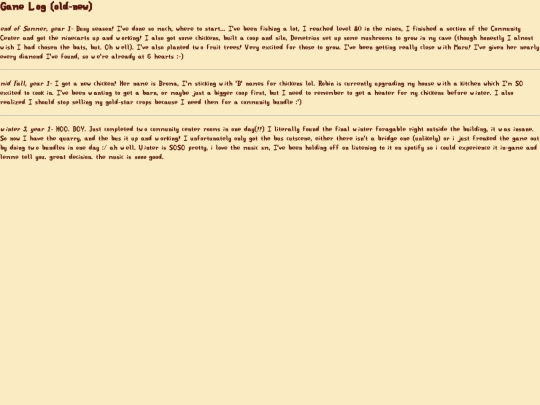 sdv page/game_log screenshot