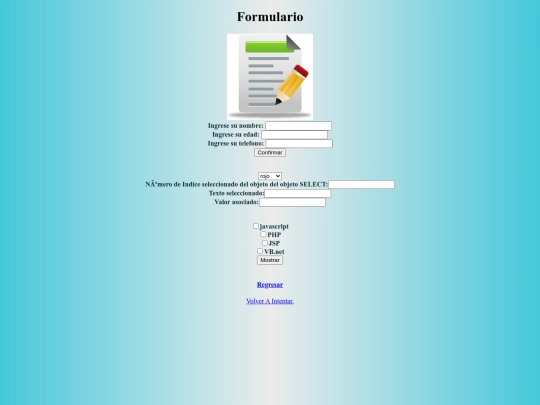 Sitio/Falcao/Formulario1 screenshot