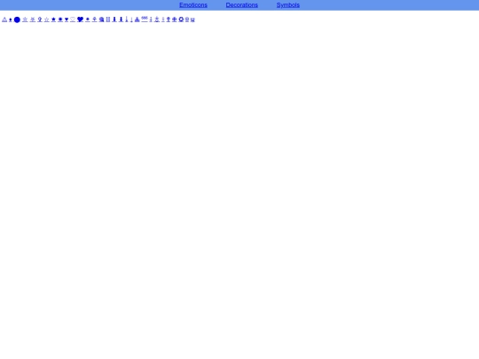 ascii/symbols screenshot