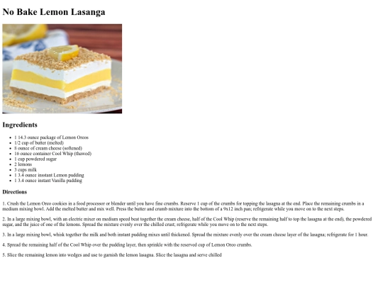 Recipes/nobakelemonlasanga screenshot