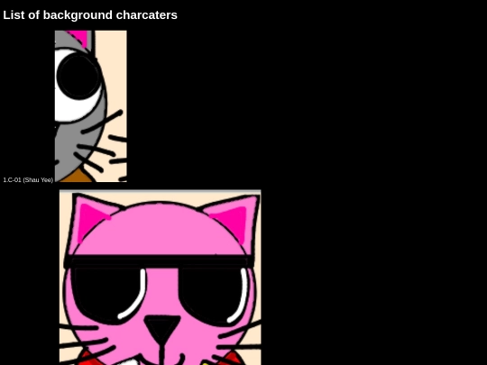 listofsecondchr screenshot