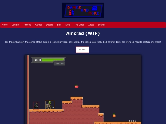 aincrad/test screenshot