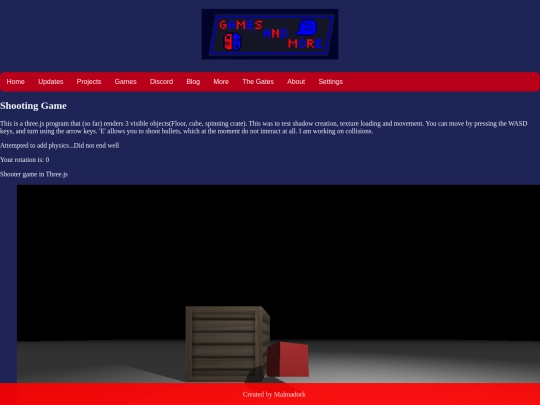 projects/threejs/shooter screenshot