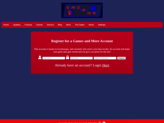 register screenshot