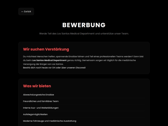 bewerben screenshot