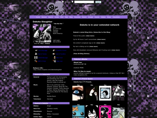 dakota/myspace-com-dakotaslaughter screenshot