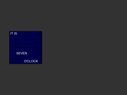 bigTxtClock screenshot