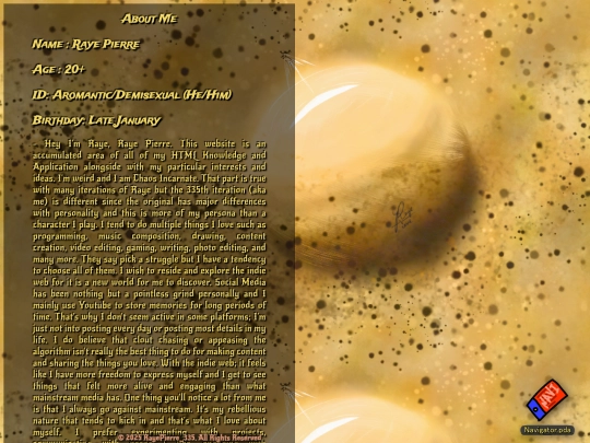 webpages/aboutME screenshot