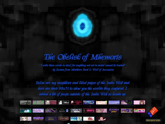 webpages/obelisk screenshot
