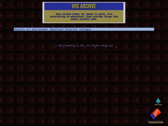 webpages/vhsRoom screenshot