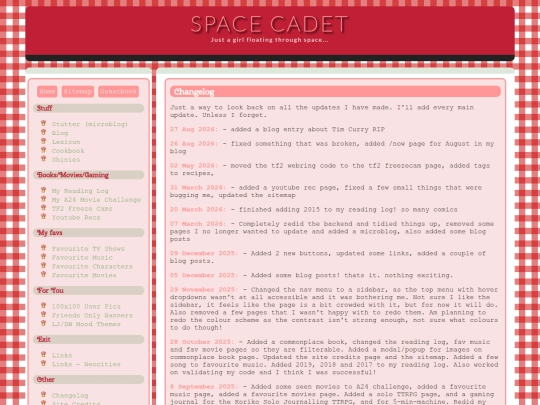 changelog screenshot