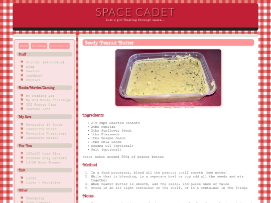 recipes/seedypnutbutter screenshot