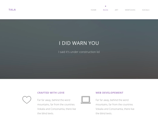 blog screenshot