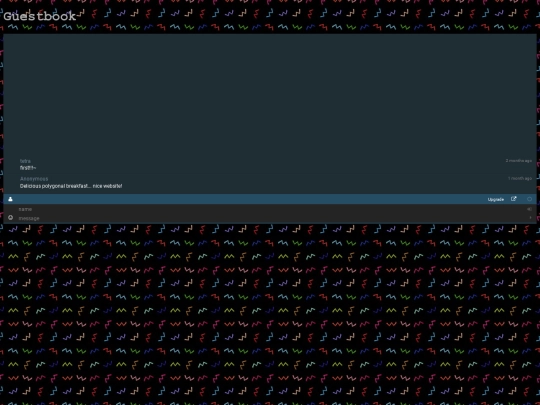 guestbook screenshot