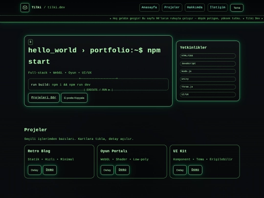tilkidev screenshot