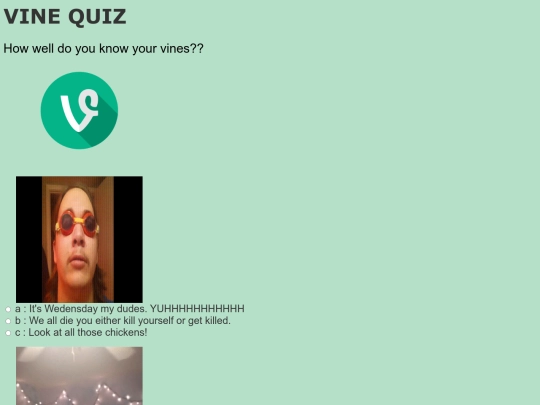 memes/vines screenshot