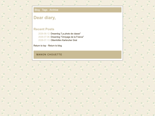 blog screenshot