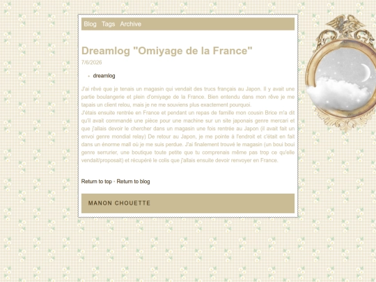 blog/posts/2026-07-06-Dreamlog-Omiyage-de-la-France screenshot