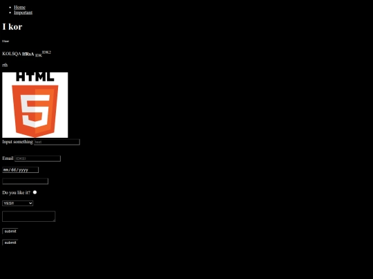 index screenshot