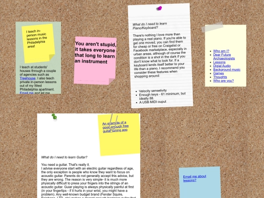 lessons screenshot