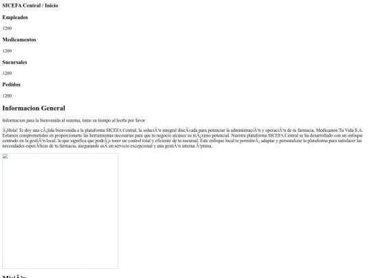 Modules/SICEFA_Central/Inicio screenshot