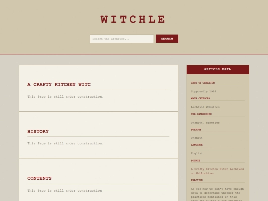 acraftykitchenwitch screenshot