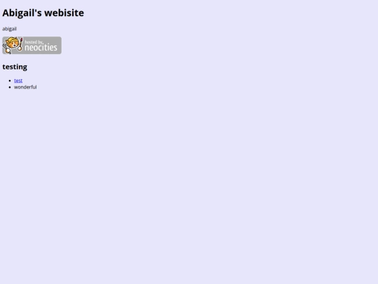 index screenshot