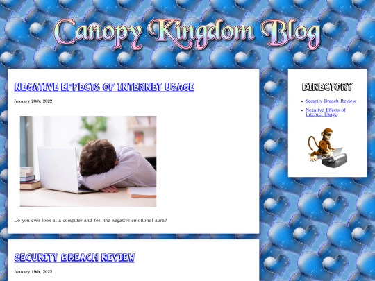 writing screenshot