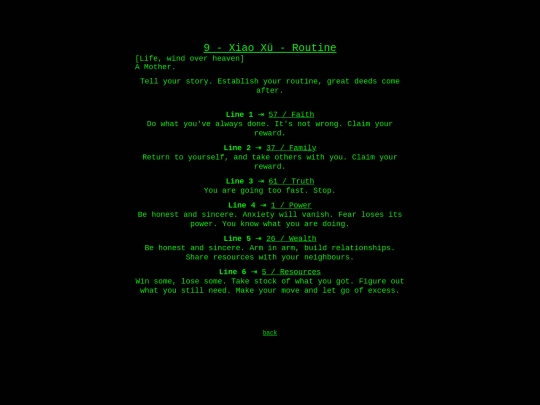 hexagrams/09xiaoxu screenshot