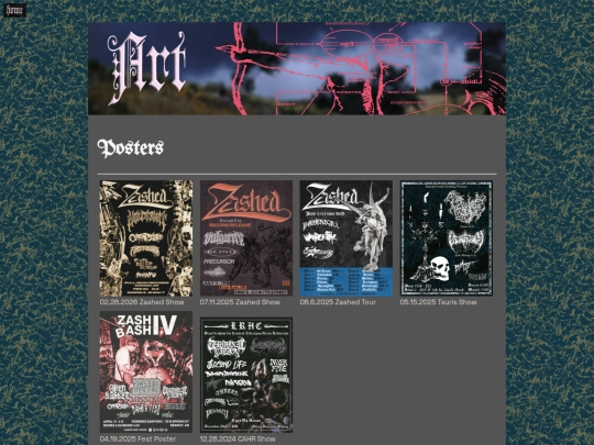 Art Page/Art screenshot