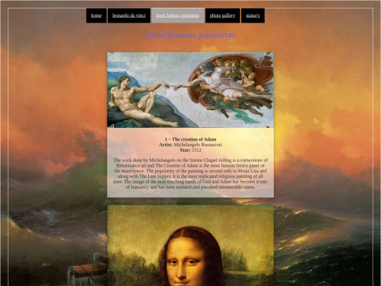 most.famous.paintings screenshot