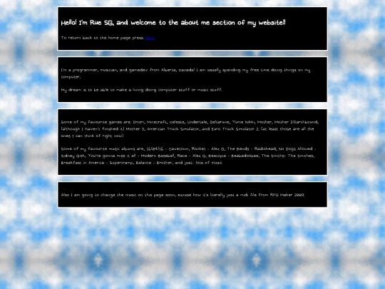aboutme screenshot