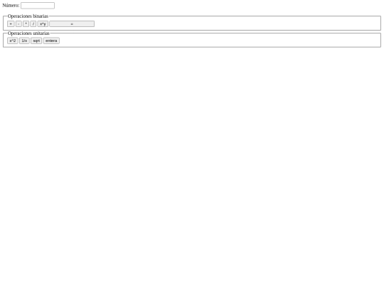 Calculadora screenshot