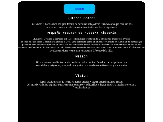 menu/Conocenos screenshot