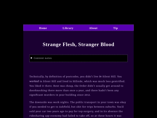 library/strangefleshstrangerblood screenshot