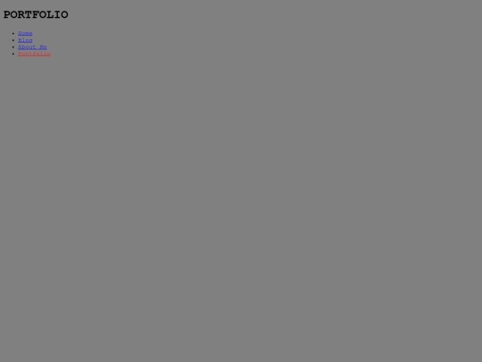portfolio screenshot